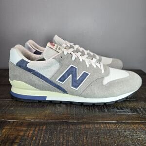 New Balance 996 Mens Size 14 D Casual Running Shoes U996TE Gray White Blue